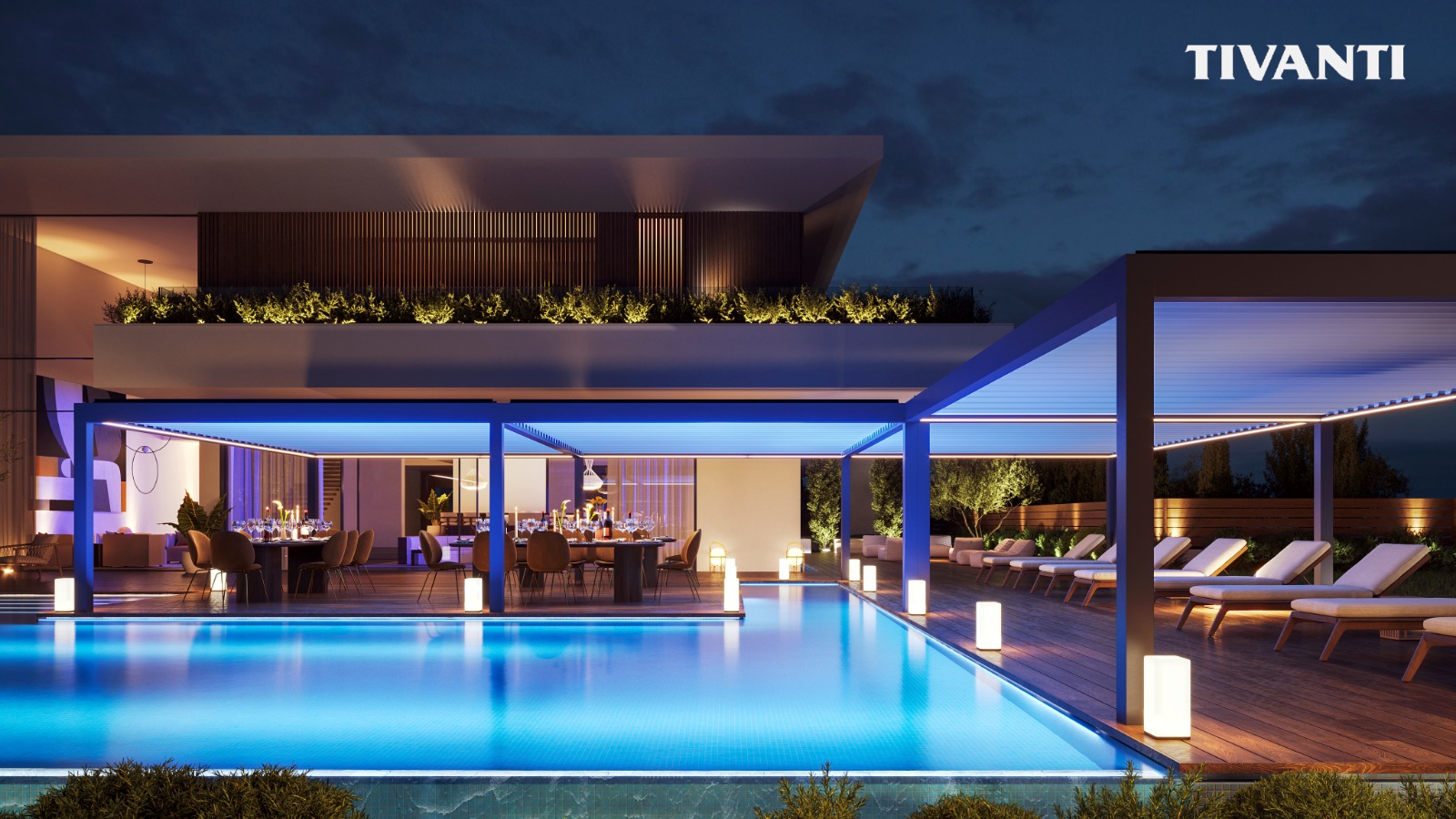 Pérgolas bioclimáticas