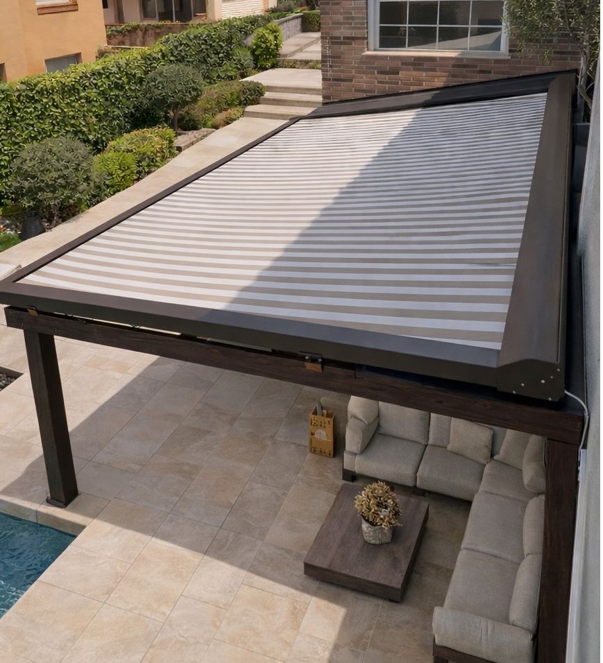 Instalación toldo veranda Hostalric