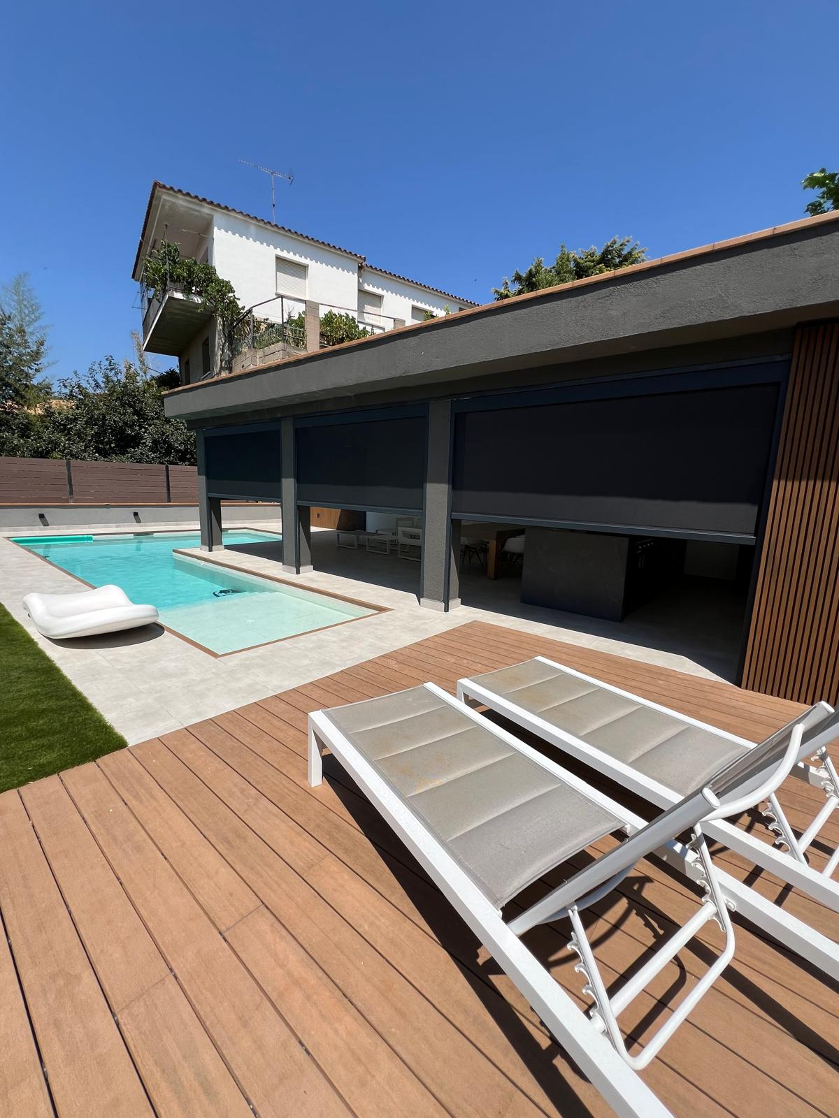 Instalación toldo vertical zip