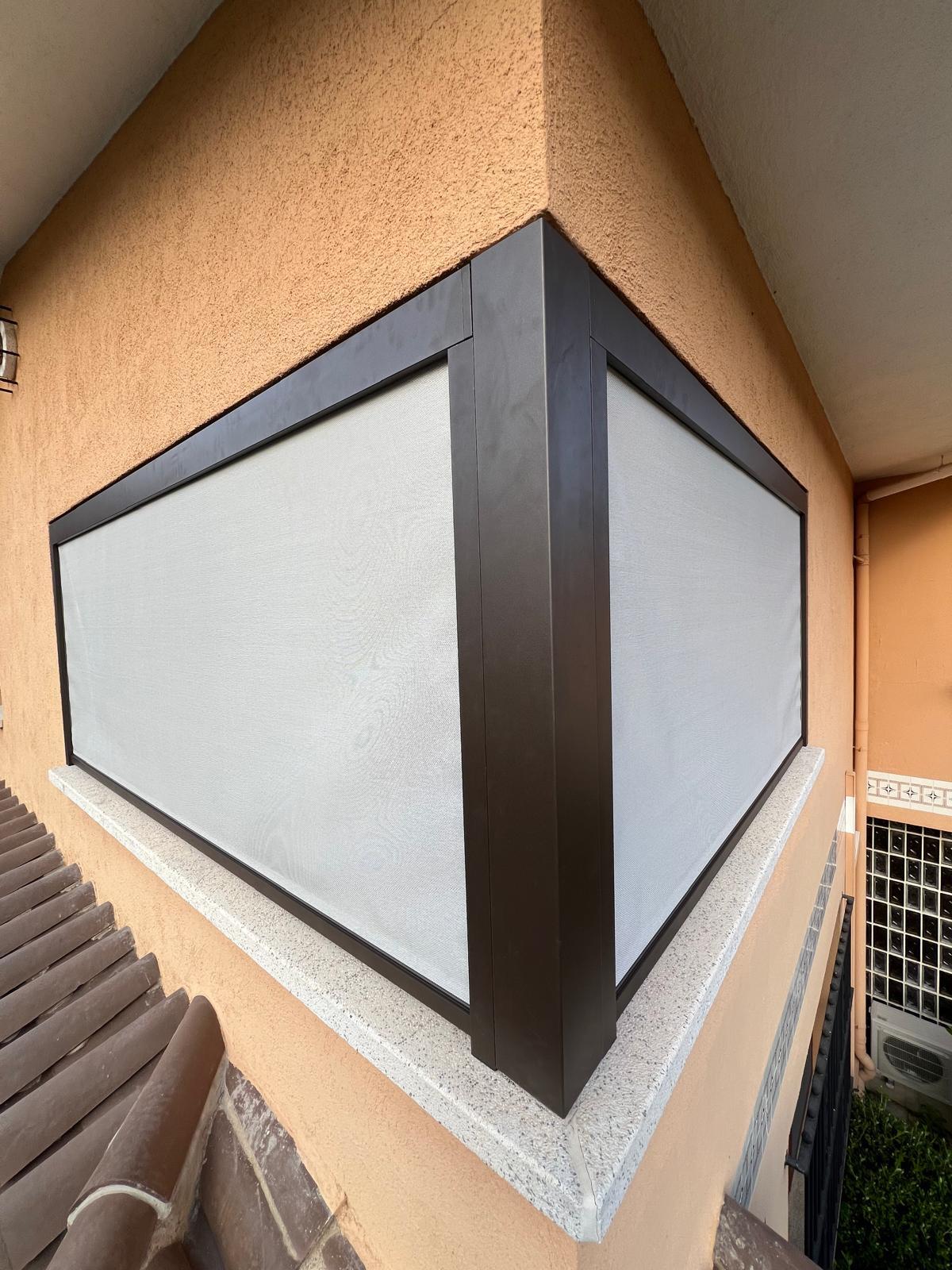 Instalación toldo vertical zip 2