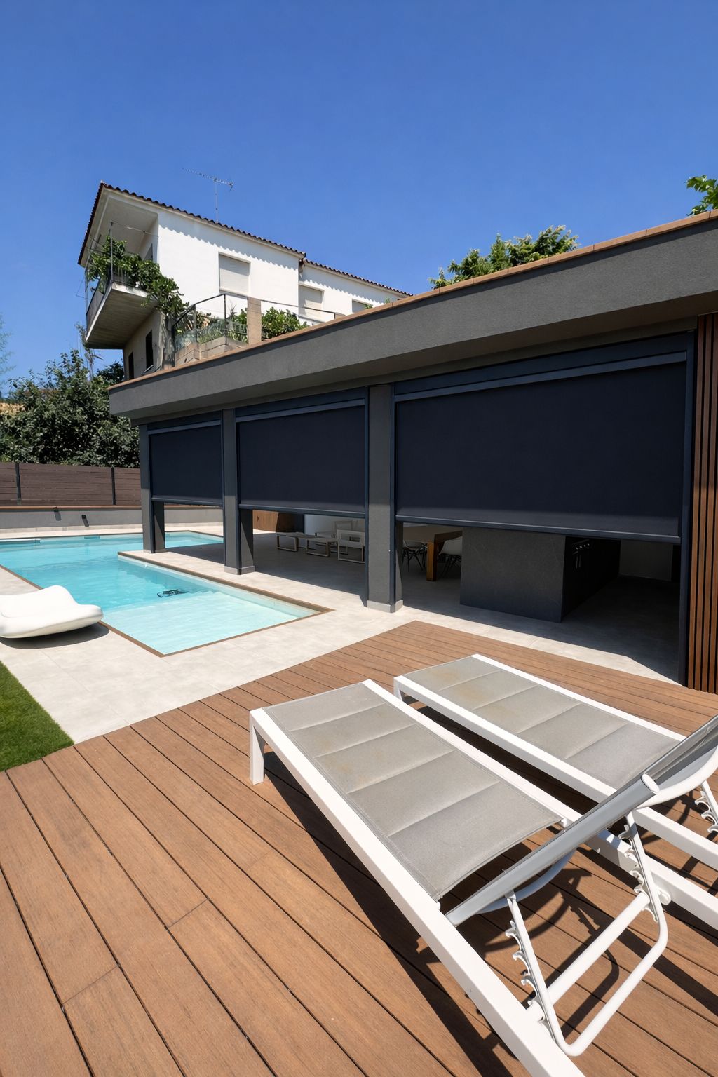 Instalación exterior realizada por ERB Deco